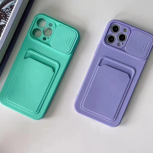 Couverture arrière de téléphone de couverture de caméra de silicone